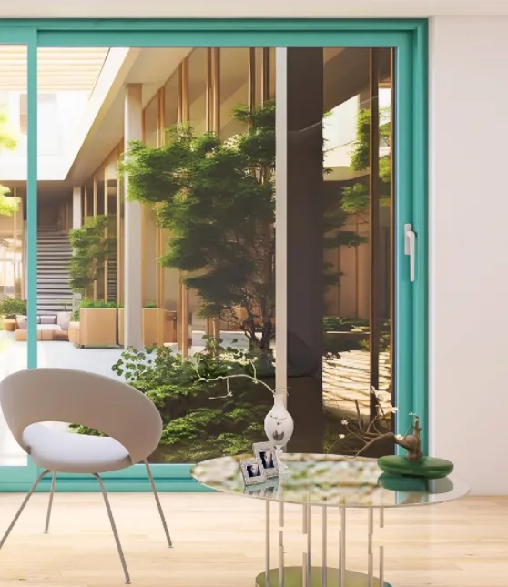 Glass Sliding Door Detail