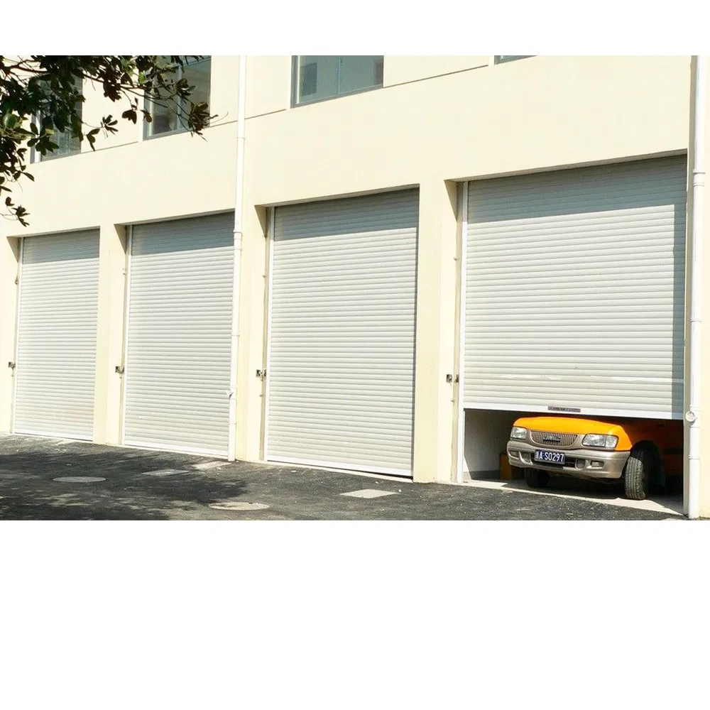Industrial Exterior &amp; Interior Thermal Insulation PU Sandwich Aluminum Alloy Roll up Stainless Steel Grille Security Rolling Door / Roller Shutters