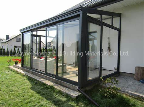 New Design DIY Sunroom Thermal Break Insulation 4 Seasons Aluminium Glass Conservatory