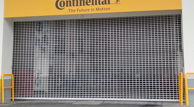 Stainless Steel Security Grilles Roller Shutter Door Design for Shop