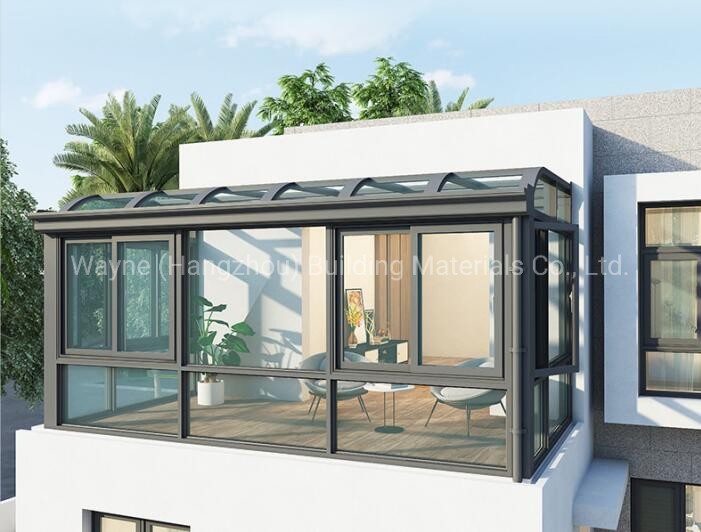 New Design DIY Sunroom Thermal Break Insulation 4 Seasons Aluminium Glass Conservatory