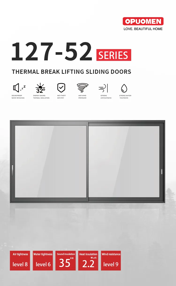 Sliding Glass Aluminium Door