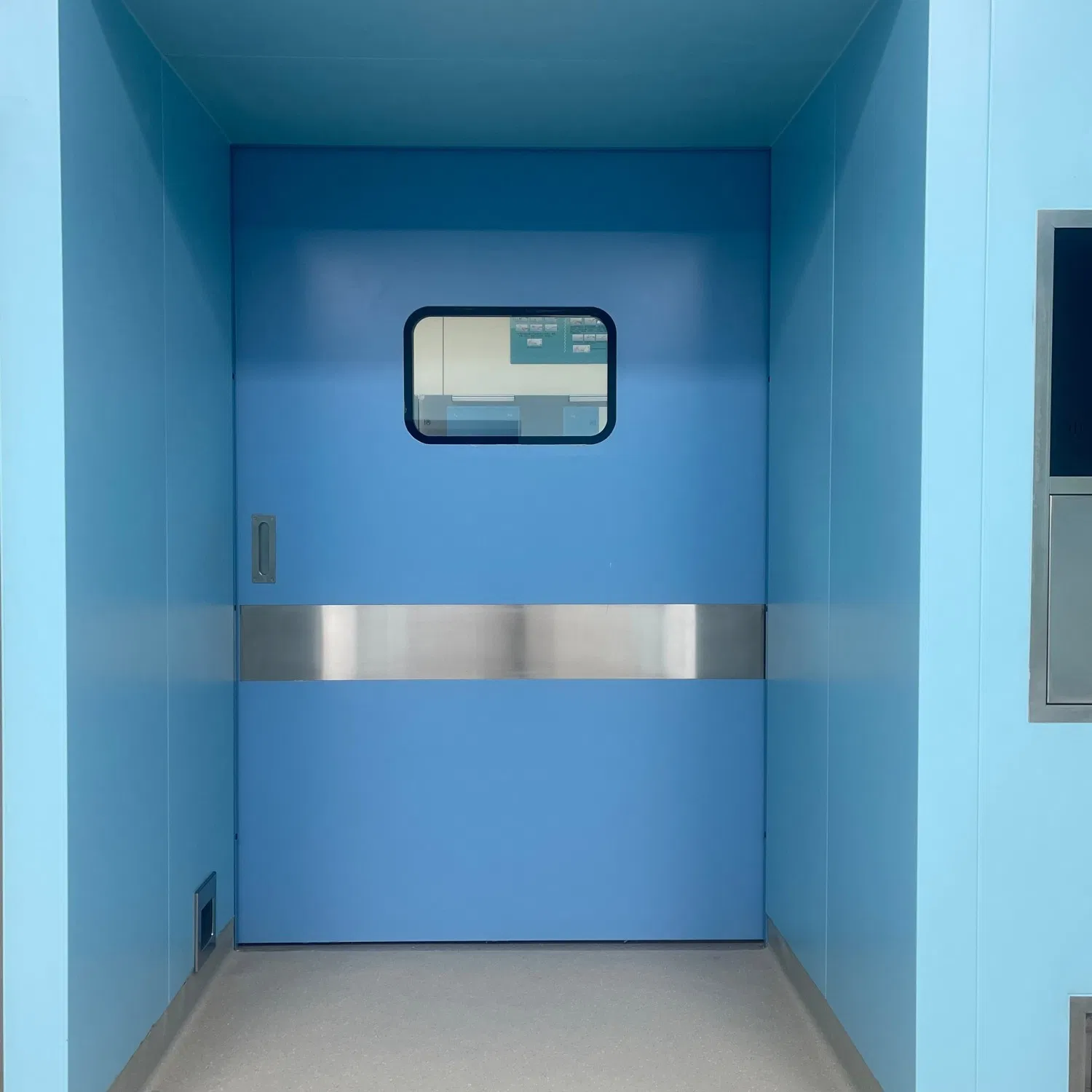 Wave Sensor &amp; Foot Switch Touchless Automatic Door for Hospital