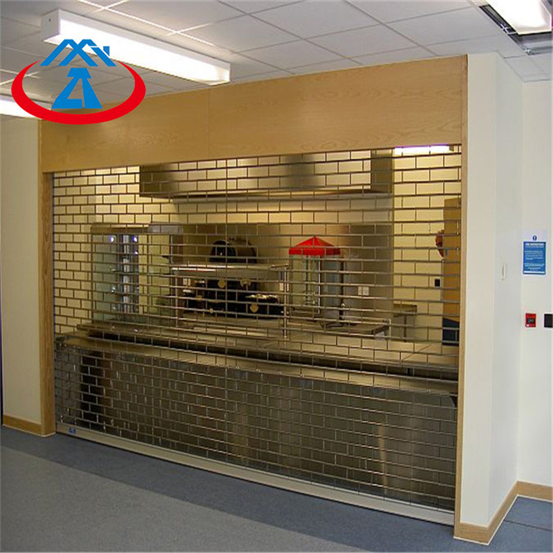 Security Stainless Steel Grilles Roller Shutter Door