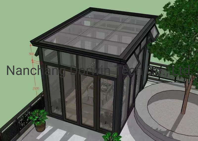 Perfect 4 Season Modern Flat Roof Sunroom Addition Patio Room Enclosures Conservatory