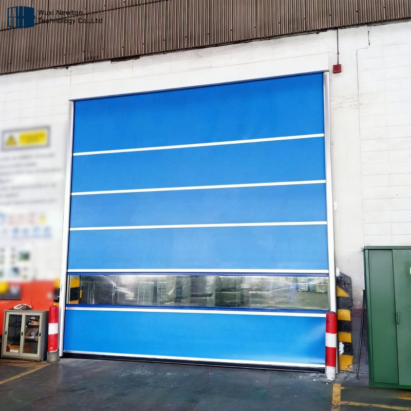 Industrial Soft Automatic Fast High Speed PVC Rolling up Door with Sensors