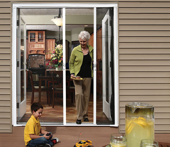 Aluminum Frame Mosquito Net Fly Retractable Insect Screen Window Door