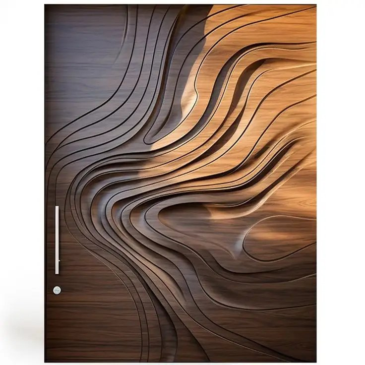 Factory Direct Modern Design Security Steel Glass Iron Single Metal MDF Pivot Interior Front Entry Solid Wood Wooden Timber Entrance Exterior Door