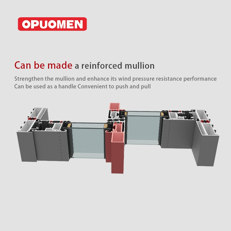 Luxury Heavy Duty Slim Frame Panoramic Large Glass Sliding Glass Aluminium Door