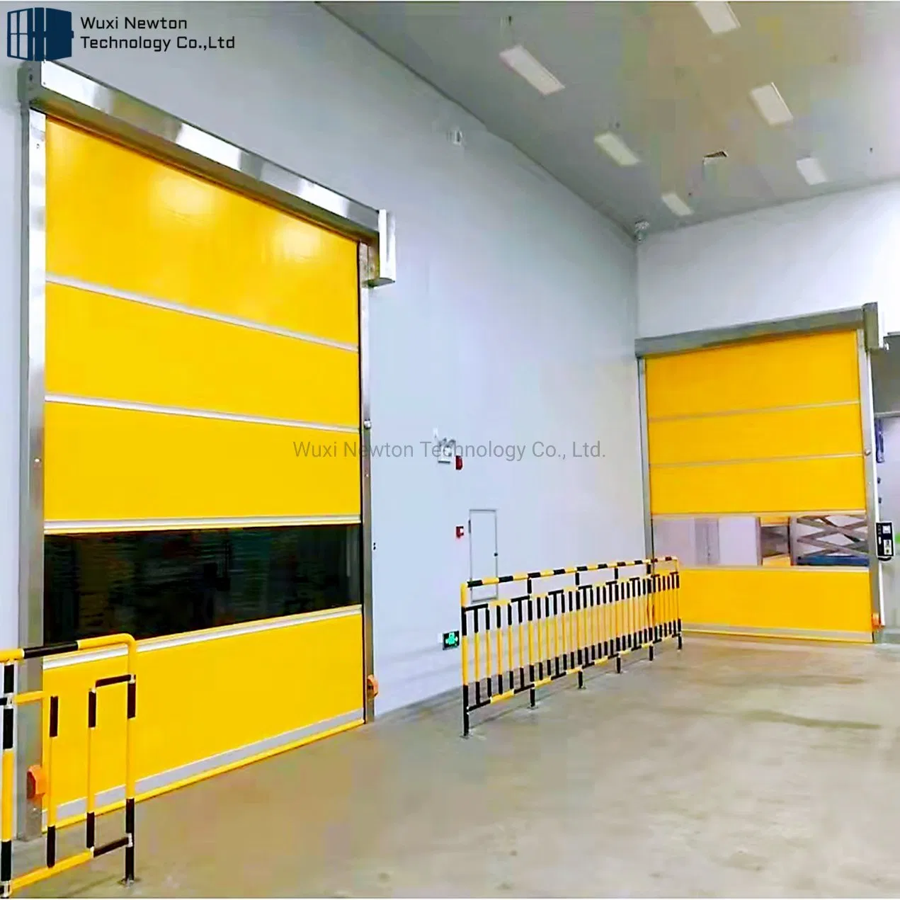 Industrial Soft Automatic Fast High Speed PVC Rolling up Door with Sensors