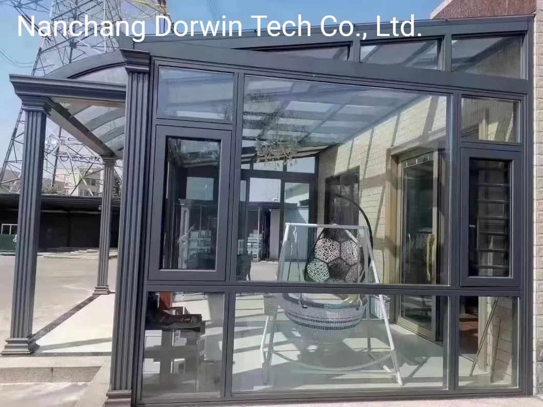 European Style Gable Roof Aluminum Sunroom