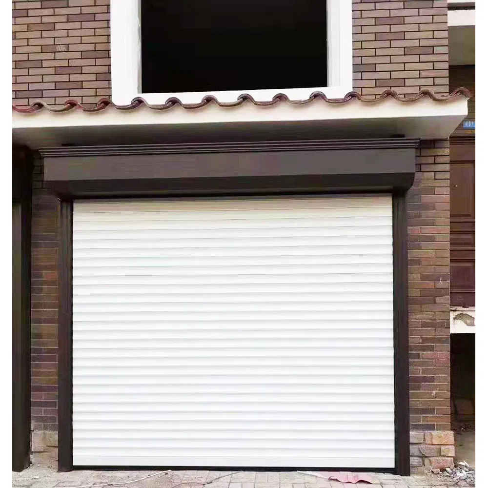 Industrial Exterior &amp; Interior Thermal Insulation PU Sandwich Aluminum Alloy Roll up Stainless Steel Grille Security Rolling Door / Roller Shutters