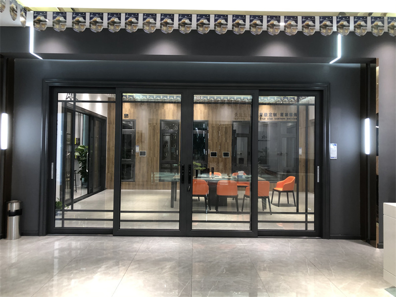 Aluminum Sliding Door with Fly Screen Material for Retractable Roller Door Roller Mosquito Net