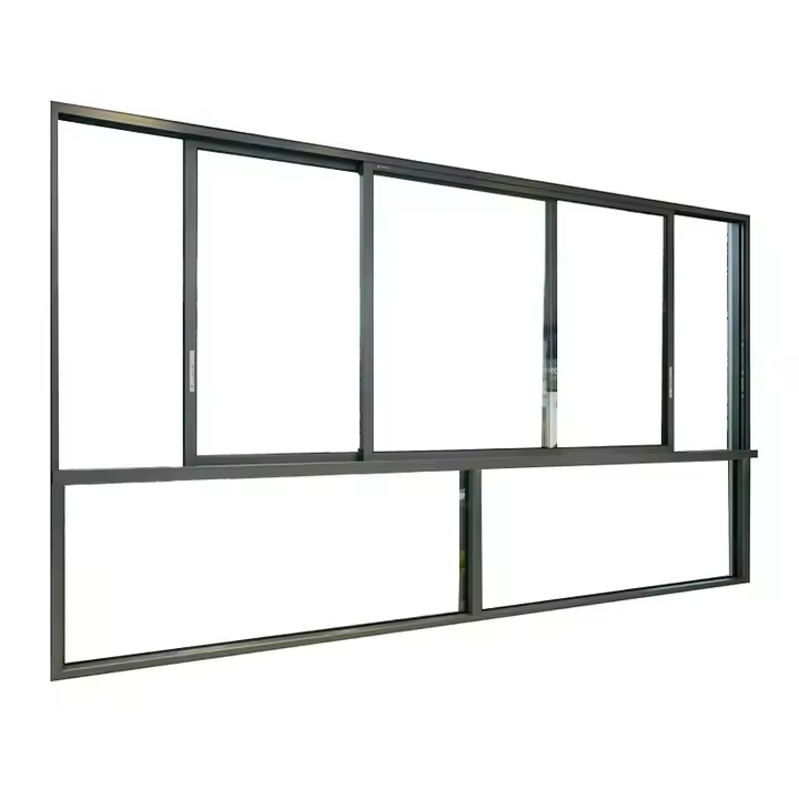 Custom Large Sliding Accordion Aluminum Tempered Glass Bi Folding Patio Doors