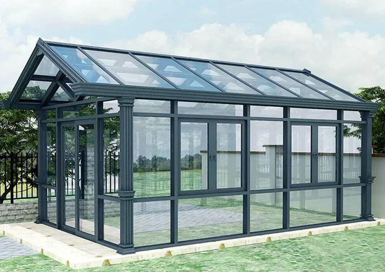 Aluminium House Backyard