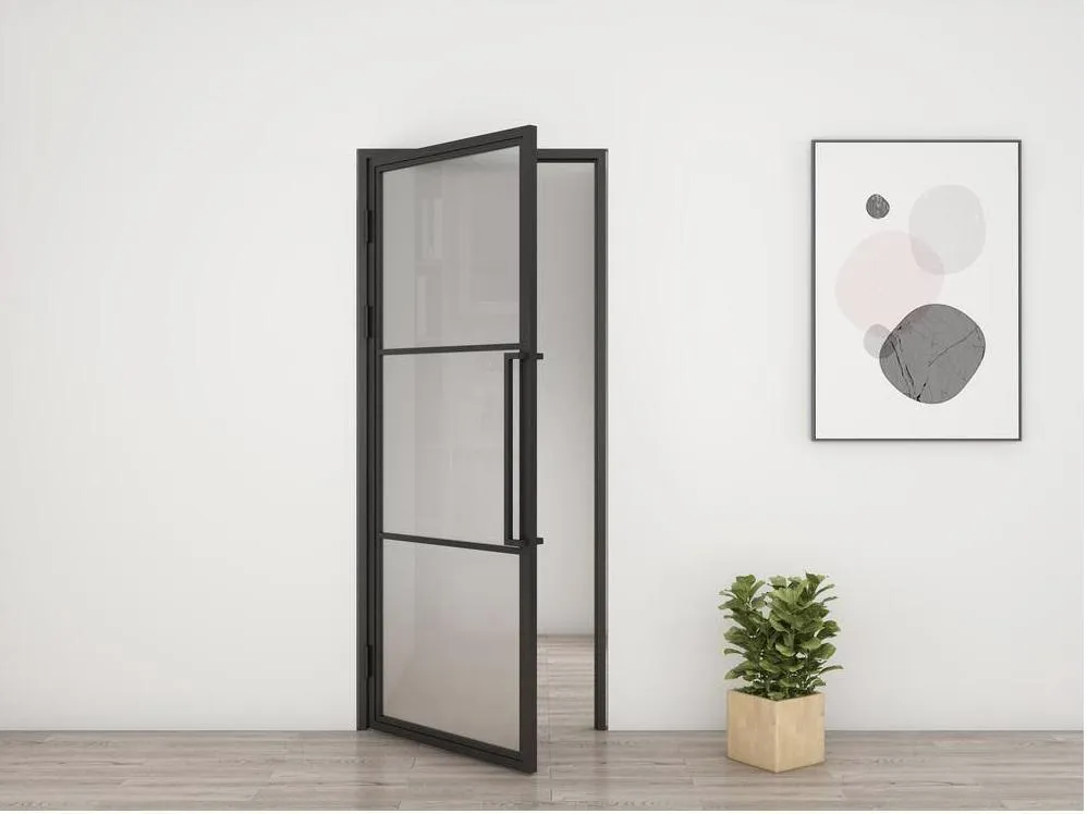 Metal Frame Glass Door 1