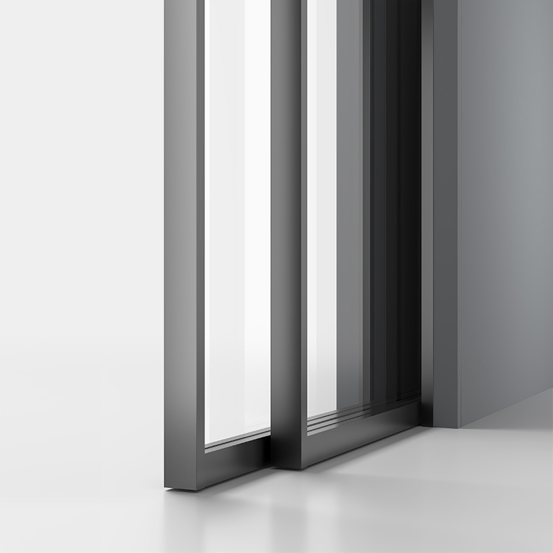 Slim Frame Hidden Aluminium Glass Pocket Sliding Door