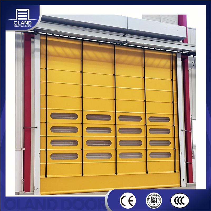 Genuine New MW-PVC Customize Multi Fold Doors with Automatic High Speed Stacking Rolling Curtain Rapid Door for Cold Chain Logistics Factory Wholesale Price