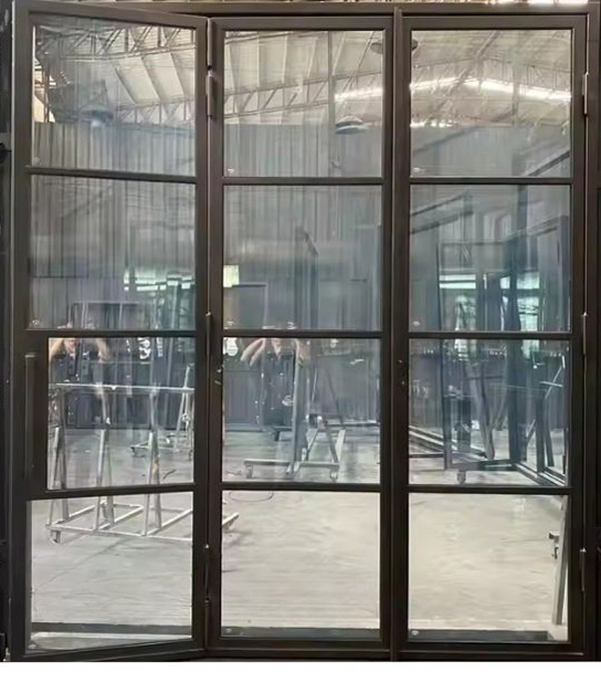 Light Weight Steel Metal Bifold Folding Stacking Door with Multi-Panel System on One Side