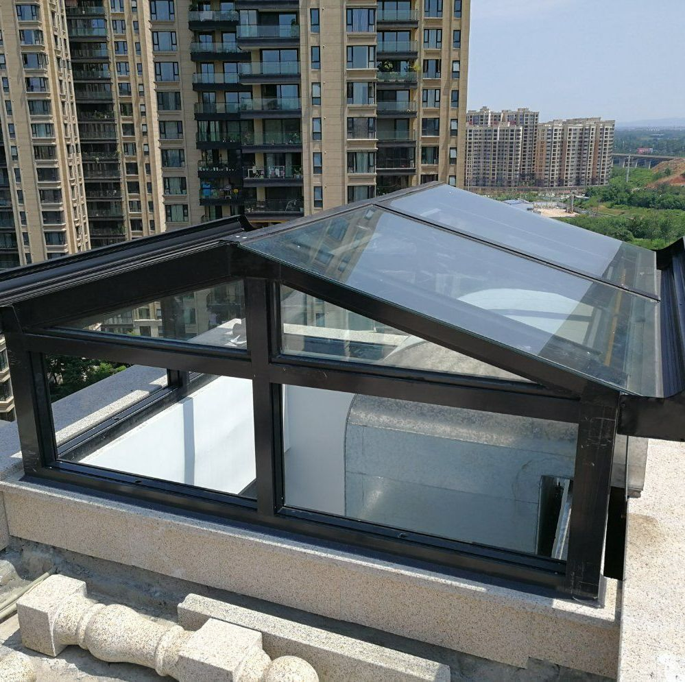 High Quality Broken Bridge Aluminum Aluminium Alloy Conservatory with Tempered Glass Energy Saving Four Seasons Sunrooms