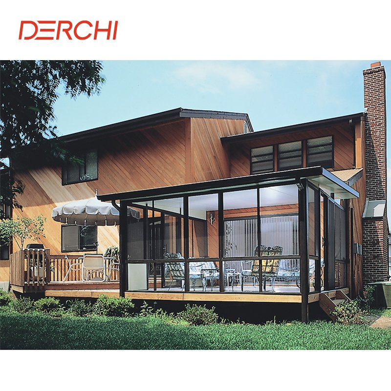 Outdoor Porch Enclosure Kit Bespoke Glass Tiled Conservatory Sunroom Aluminium Conservatory