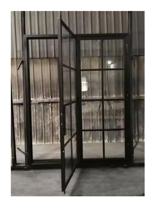 Light Weight Steel Metal Bifold Folding Stacking Door with Multi-Panel System on One Side