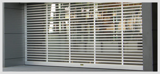 Security Grille Aluminum Ventilated Rolling Shutter Door