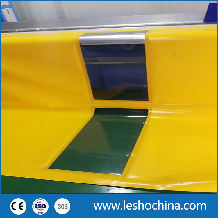 Food Processing Factory Interior Hygienic Automatic Fast Acting PVC Curtain Self Repairing High Speed Zipper Door with Radar Sensor