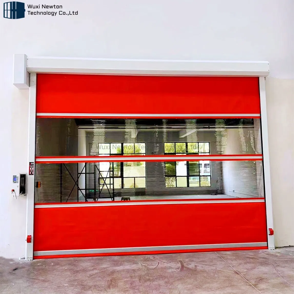Industrial Soft Automatic Fast High Speed PVC Rolling up Door with Sensors