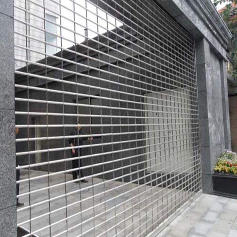 Stainless Steel Punching Security Shutter Door /Grilles Rolling Shutter Door