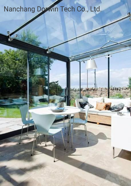 Simple Style Solar Energy Sunroom Glass House Conservatory Flooded with Sunshine