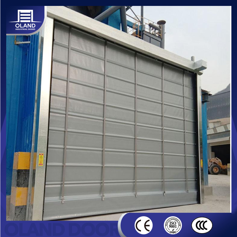 Wholesale Price PVC Customize Multi Fold Doors with Automatic High Speed Stacking Rolling Curtain Rapid Door for Cold Chain Logistics Factory