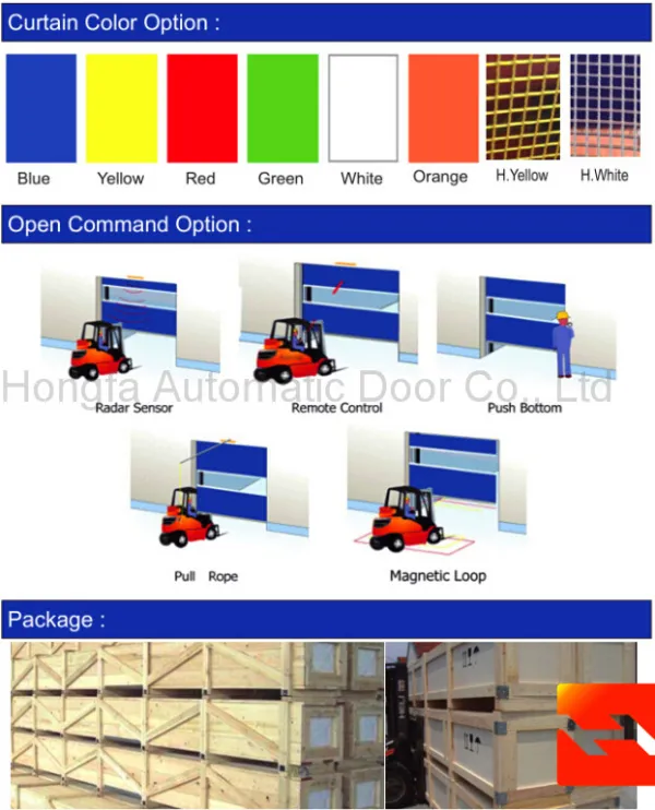 Automatic High Speed Fabric Door 3