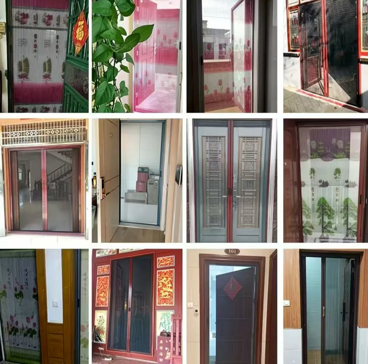 Retractable Window Screen Door