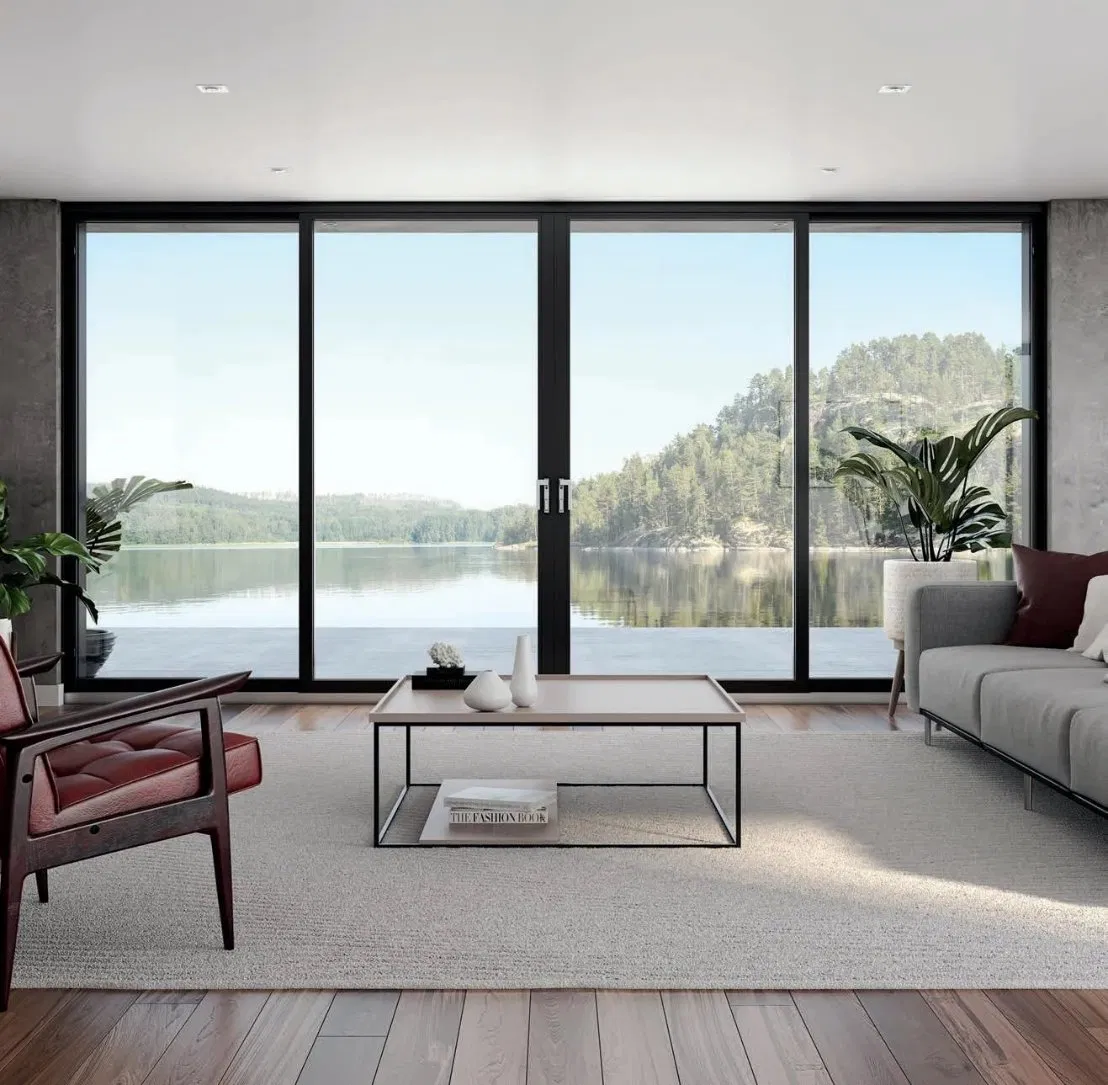 Italy Luxury Interior Door House Interior Wall-Mounted Aluminium Hidden Slider Door Internal Aluminum Pocket Sliding Glass Door