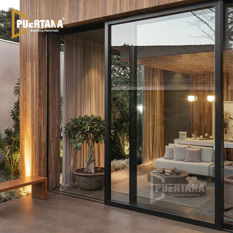 Pocketing or Stacking Multi-Slide Plus Doors Aluminium Patio Door for Residential