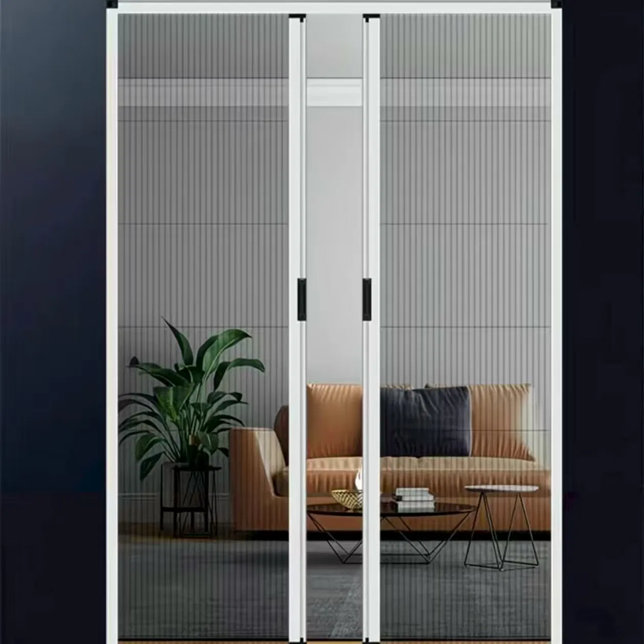Factory-Made High-Quality and Low-Priced Mosquito-Proof Retractable Metal Window and Door Screens