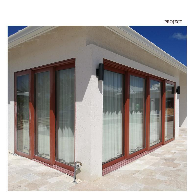 Aluminum Folding Glass Doors Thermal Break Insulated Aluminum Alloy Bidfold Doors in Foshan
