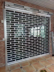 Cheap Aluminum Grill Roller Shutter Door Warehouse Automatic Steel Metal Grille Rolling up Security Doors Factory Prices