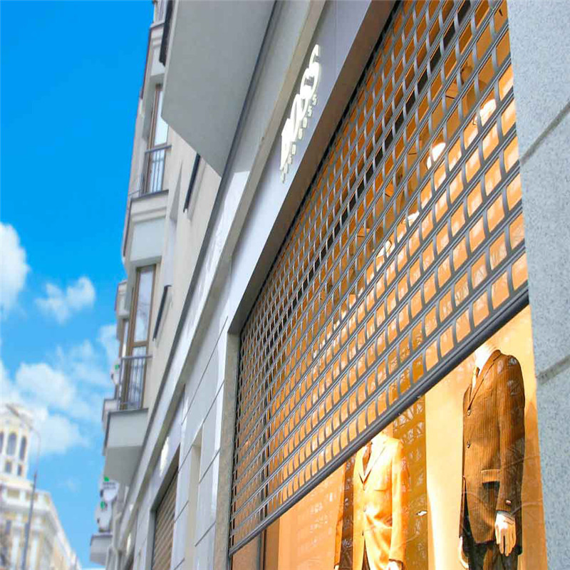 Aluminum Grille Roller Shutter Security Shop Door for Commercial Usage