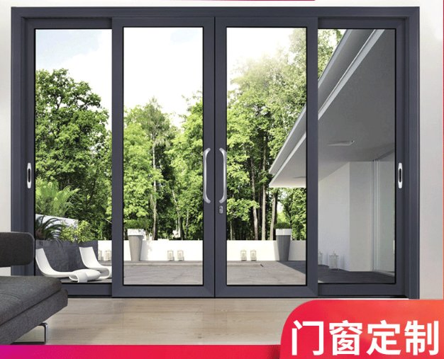 Factory Price Wholesale Tri-Folding Glass Door Partition Curtain Wall Bi-Folding Glass Patio Door