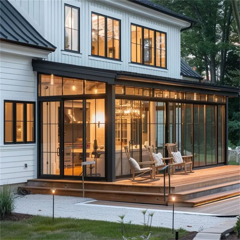 Innovative Design High Quality Glass House Structure with Elegant Conservatory for Plants