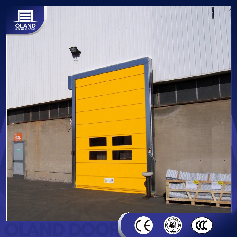 Wholesale Price PVC Customize Multi Fold Doors with Automatic High Speed Stacking Rolling Curtain Rapid Door for Cold Chain Logistics Factory