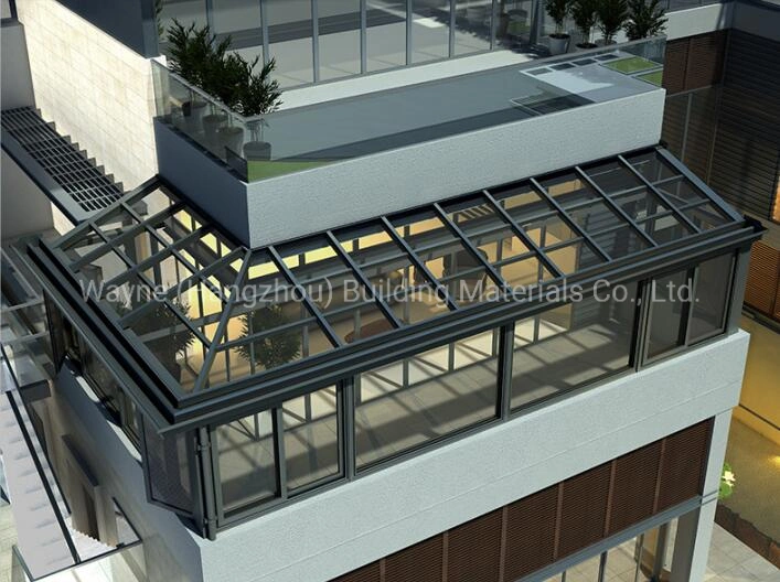 New Design DIY Sunroom Thermal Break Insulation 4 Seasons Aluminium Glass Conservatory