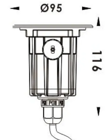 6W IP67 LED Inground Light