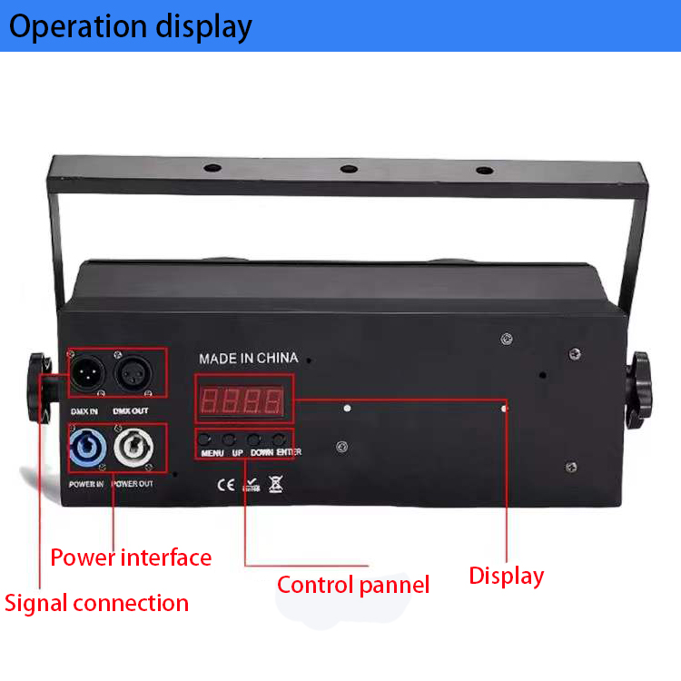 High Bright RGBW Cob Studio Stage LED Par Light Hot Welcome 2-Eye LED Blinder Spotlight for Weddings and Stages DMX Led