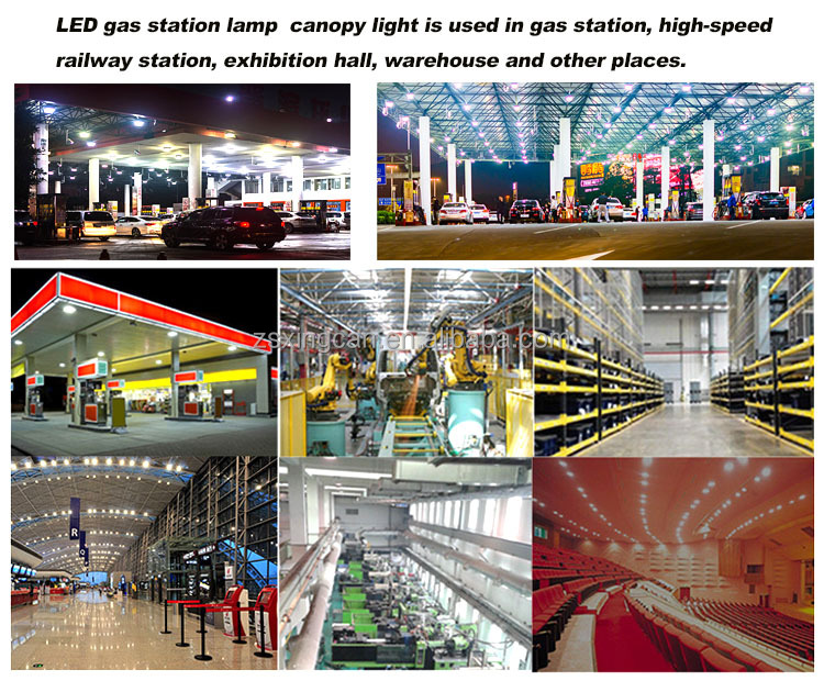 Outdoor gas station application showcase