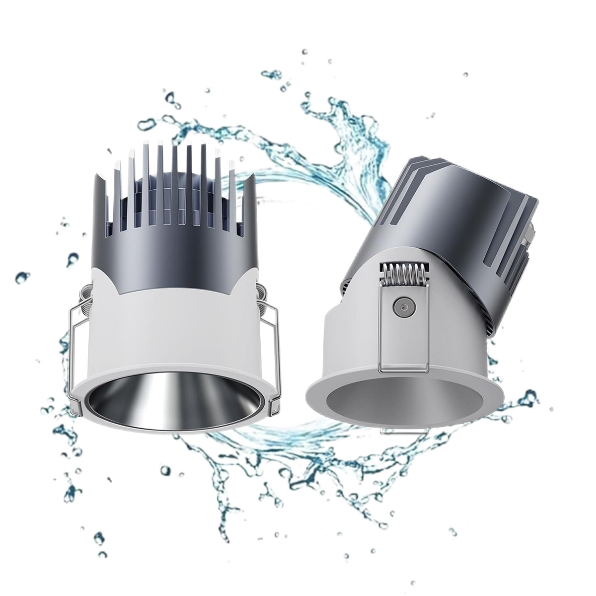 IP65 Antiglare Ceiling LED Spotlights Diacasting Aluminum 12W Wall Washer Recessed Downlight Hotel Spot Light