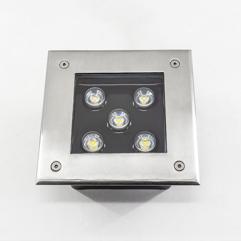 Aluminum Pathway Landscape Step Lamp Square Underground Light LED Inground Light