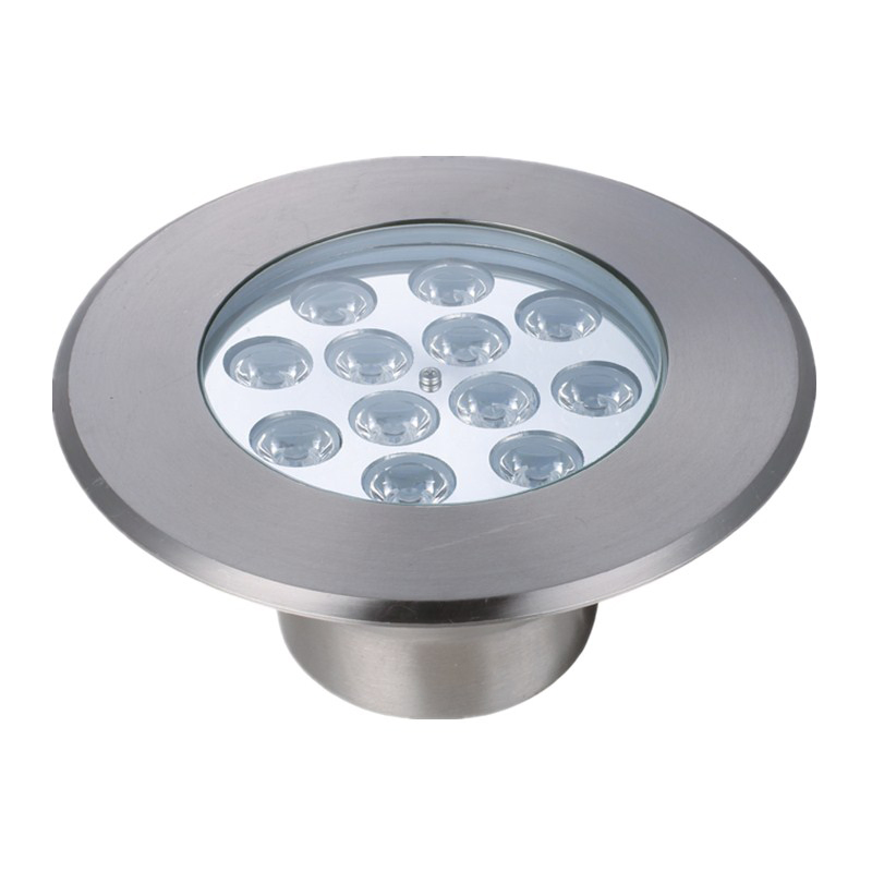 Stainless Steel IP68 Waterproof RGB Inground Garden Floor 6W Round LED Underground Light